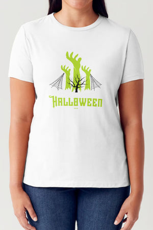 HALLOWEEN Graphic Short Sleeve Tubular T-Shirt