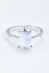 925 Sterling Silver Square Moonstone Ring